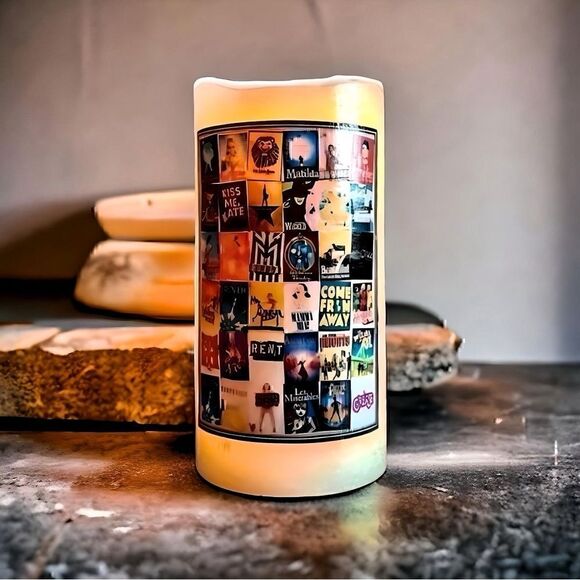 🕯 NWOT. Broadway Musical Theater Flameless Candle - Picture 1 of 5